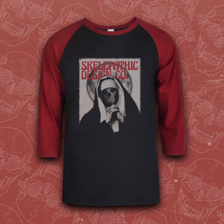 SkeleNun Baseball Tee