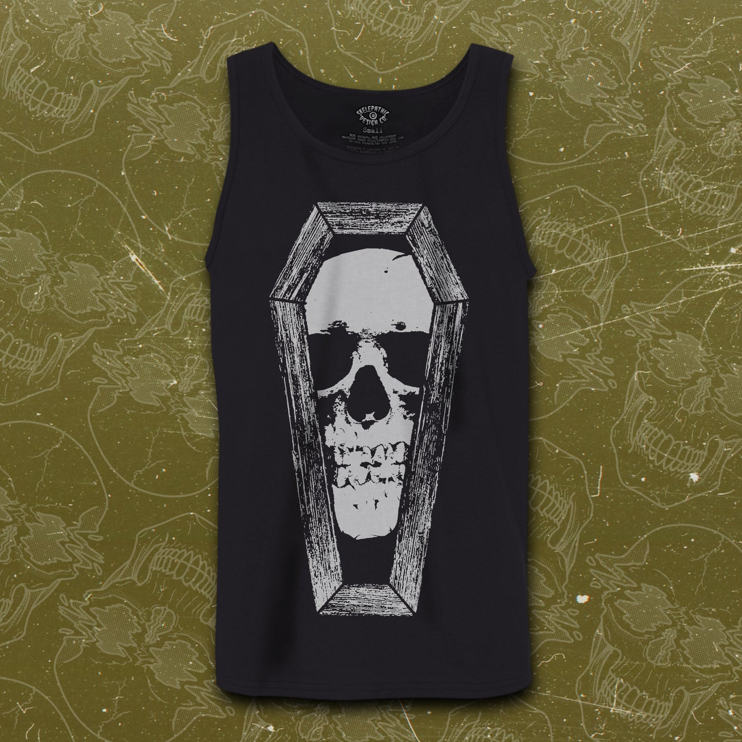 Skull Coffin Tank Top