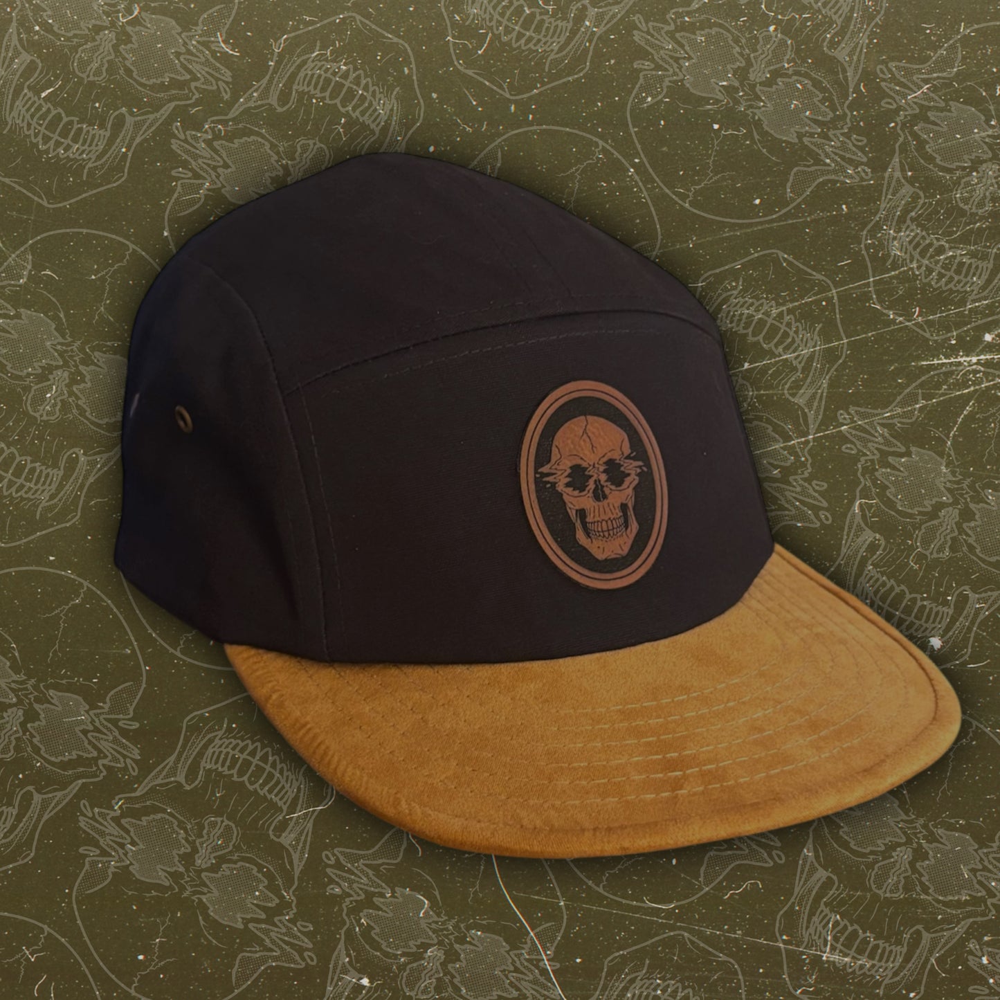 Distorted Skull 5 Panel